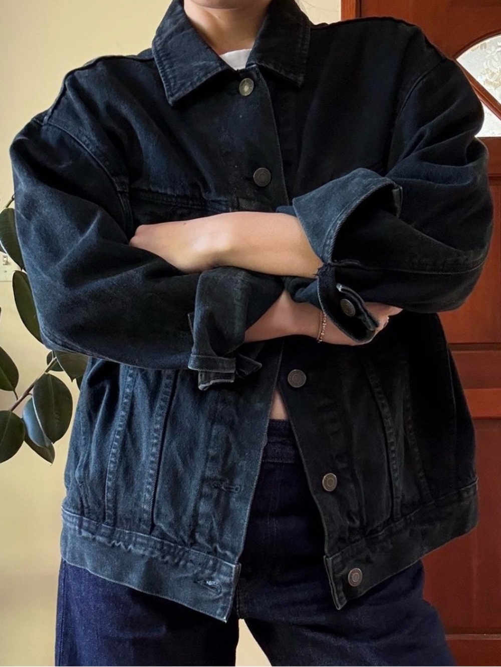 Vintage gap denim oversized jacket